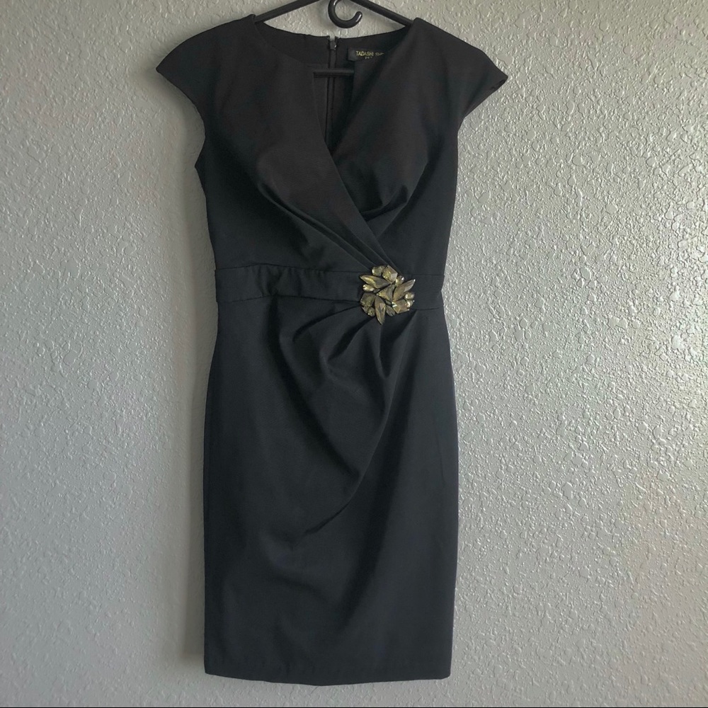 Tadashi Shoji Black Dress